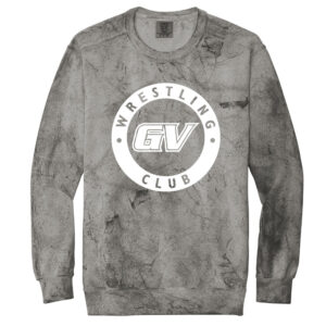 GVWC Winter Unisex Comfort Colors Color Blast Crewneck Sweatshirt-Smoke