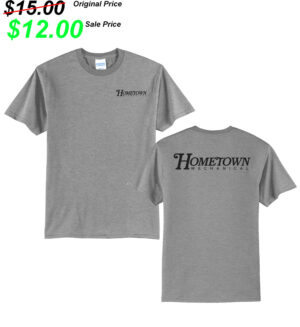 Hometown Mechanical Unisex Basic Short Sleeve Tee-Athletic Heather