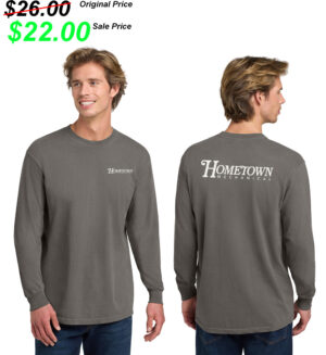 Hometown Mechanical Unisex Comfort Colors Heavyweight Ringspun Long Sleeve Tee-Grey