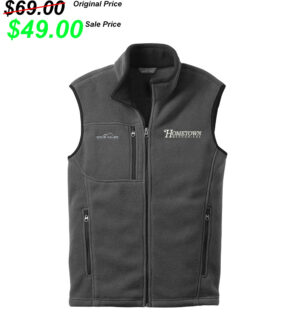 Hometown Mechanical Eddie Bauer men Fleece Vest – Grey Steel