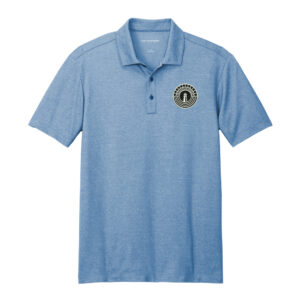 Hope City Port Authority Men Fine Pique Blend Polo-Aegean Blue Heather