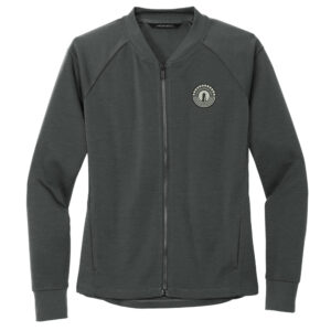 Hope City MERCER and METTLE Women’s Double-Knit Bomber-Anchor Grey