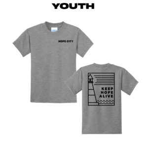 Hope City Youth Short Sleeve Tee-Athletic Heather