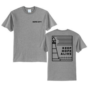 Hope City Unisex Short Sleeve Tee-Athletic Heather