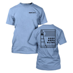 Hope City Unisex Short Sleeve Tee-Carolina Blue