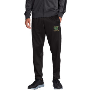 IC West Trojan Wrestling Sport-Tek Men Tricot Track Jogger-Black