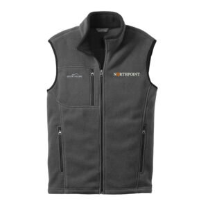 Northpoint Commercial Credit Eddie Bauer Men – Fleece Vest -Grey Steel