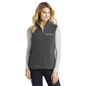 Northpoint Commercial Credit Eddie Bauer – Ladies Fleece Vest jacket-Grey Steel