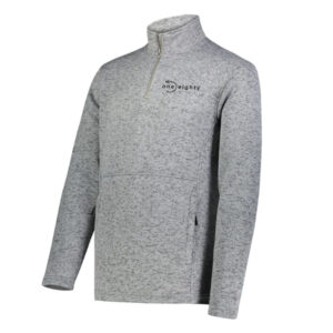 One Eighty Men Alpine Sweater Fleece 1/4 Zip Pullover-Graphite Heather