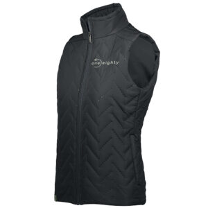 One Eighty Holloway Ladies Repreve Eco Vest-Black