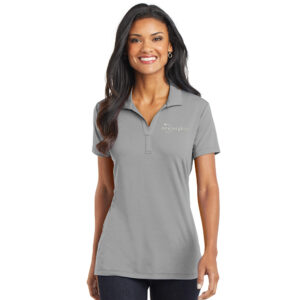 One Eighty Port Authority Ladies Cotton Touch Performance Polo-Frost Grey