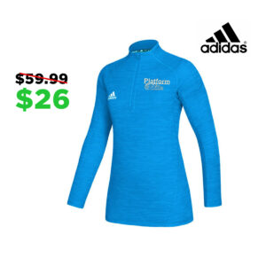 Platform Elite VB Platform Elite adidas Ladies Game Mode 1/4 Zip Pullover-Light Blue (XS only)