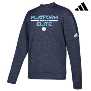 Platform Elite VB Adidas Team Issue Crew sweat – Navy Melange (2Xl, 3XL, 4XLT)