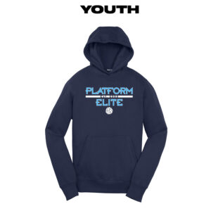 Platform Elite VB Sport-Tek Youth Pullover Hooded Sweatshirt-Navy