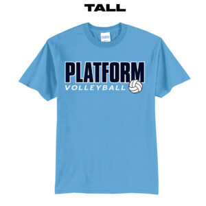 Platform Elite VB Tall Short Sleeve Tee-Aquatic Blue