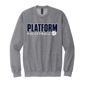 Platform Elite VB Gildan Unisex Softstyle Crewneck Sweatshirt-Sport Grey