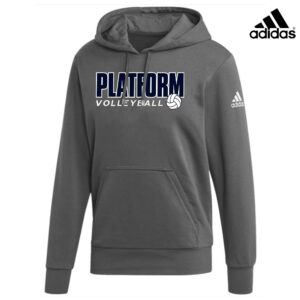 Platform Elite VB Adidas Fleece Hooded Sweatshirt- Team Grey Four