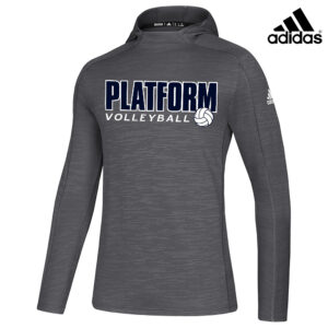 Platform Elite VB Adidas Game Mode lt weight Training Hoodie -Grey 5 Melange/Heather (XL, 2XL, 3XL)