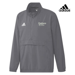 Platform Elite VB Adidas Stadium 1/4 zip woven pullover – Team Grey Four