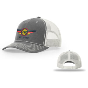 PNB Aviation Club Richardson  Hawthorne Trucker  Mesh Back Adjustable back cap-Rhino Light Grey