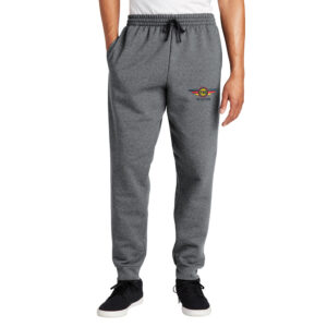 PNB Aviation Club Jerzees Men Nublend jogger sweatpant with side pockets-Athletic Heather