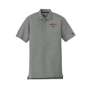 PNB Aviation Club New Era Venue Men Home Plate Polo-Graphite Heather