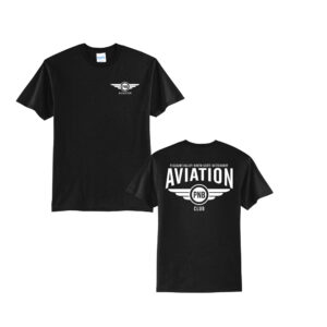 PNB Aviation Club Unisex Short Sleeve Tee-Black