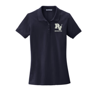 PV Orchestra Port Authority Ladies EZCotton polo shirt-Navy