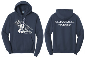 PV Orchestra Unisex Fleece Hooded Sweatshirt-Navy