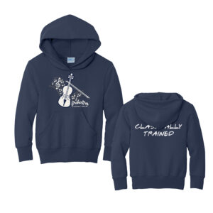 PV Orchestra Youth Fleece Hooded Sweatshirt-Navy