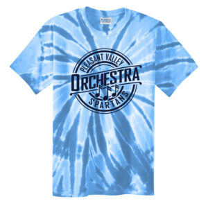 PV Orchestra Unisex Essential Tie-Dye Tee-Light Blue