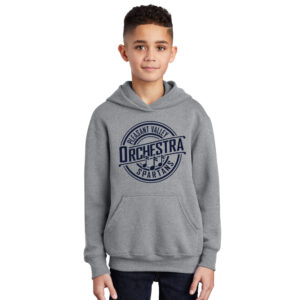 PV Orchestra Youth Hooded Sweatshirt-Athletic Heather