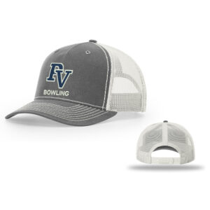 PV Spartan Bowling Richardson  Hawthorne Trucker  Mesh Back Adjustable back cap-Rhino/Light Grey