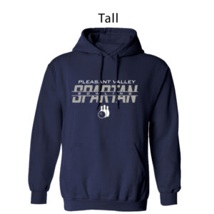 PV Spartan Bowling Tall Hooded Sweatshirt-Navy