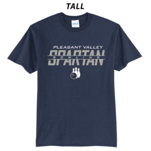 PV Spartan Bowling Tall Short Sleeve Tee-Navy