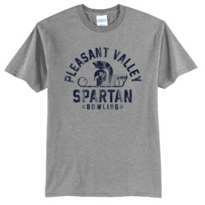 PV Spartan Bowling Unisex Basic Short Sleeve Tee-Athletic Heather