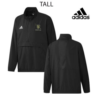 Streamwood Wrestling Adidas Stadium 1/4 zip woven pullover – Black  Large TALL