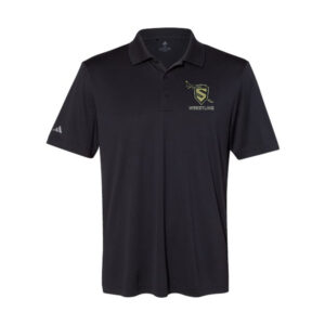 Streamwood Wrestling Adidas performance polo-Black