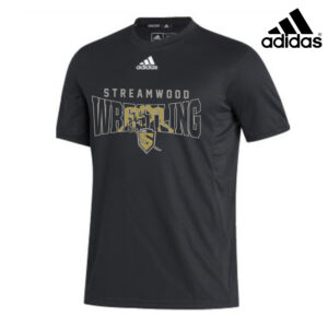 Streamwood Wrestling Adidas Men’s Stadium Heat RDY Tee-BLACK