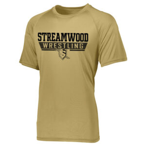 Streamwood Wrestling Wicking performance T shirt-Vegas