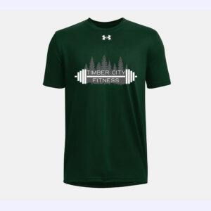 Timber City Fitness Under Armour short sleeve YOUTH Team Tech Tee-Forest