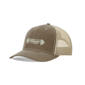 Timber City Fitness Richardson  Hawthorne Trucker  Mesh Back Adjustable back cap-Buck/Khaki