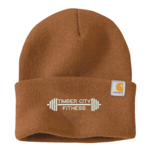 Timber City Fitness Carhartt Acrylic Watch Cap 2.0 beanie stocking cap with cuff-Carhartt Brown