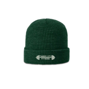 Timber City Fitness Richardson Waffle Knit Beanie w/Cuff-Formosa Green