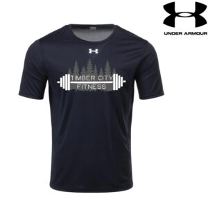 Timber City Fitness Under Armour Men Team Tech Short Sleeve Tee-Black