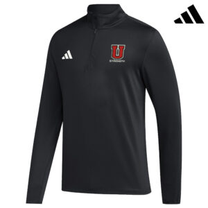 Union Strength Adidas Men 1/2 Zip Golf Jacket-Black