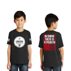 Union Strength Youth Short Sleeve Tee-Black