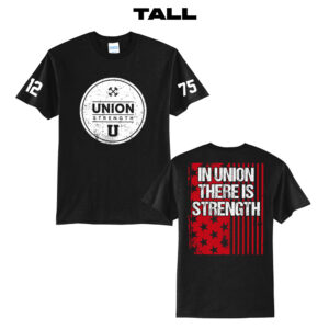 Union Strength Tall Basic Short Sleeve Tee-Black