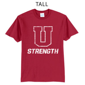 Union Strength Tall Short Sleeve Tee-Red