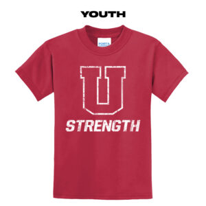 Union Strength Youth Short Sleeve Tee-Red